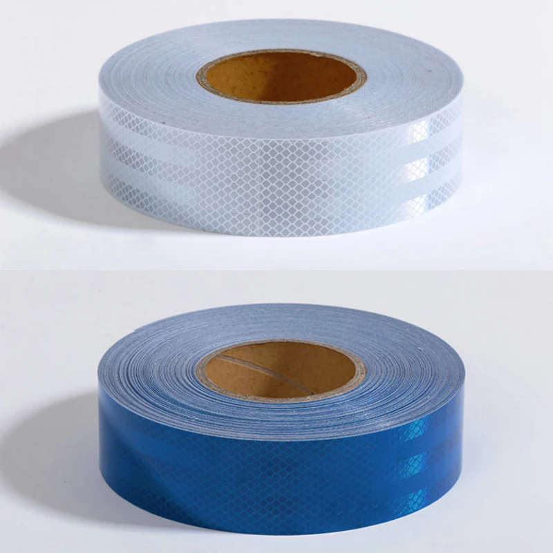 50mm X 30m Reflective Strips Car Stickers Car-styling Motorcycle Decoration Automobiles Safety Warning Mark Tape