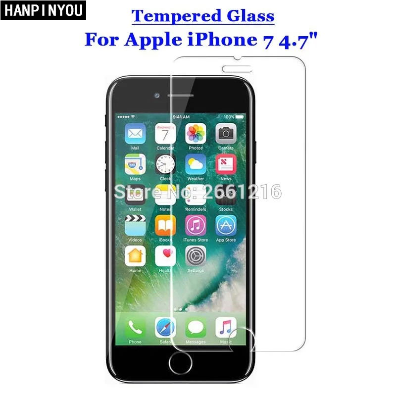 

i7 Tempered Glass 9H 2.5D Premium Screen Protector Film For Apple iPhone 7 4.7"
