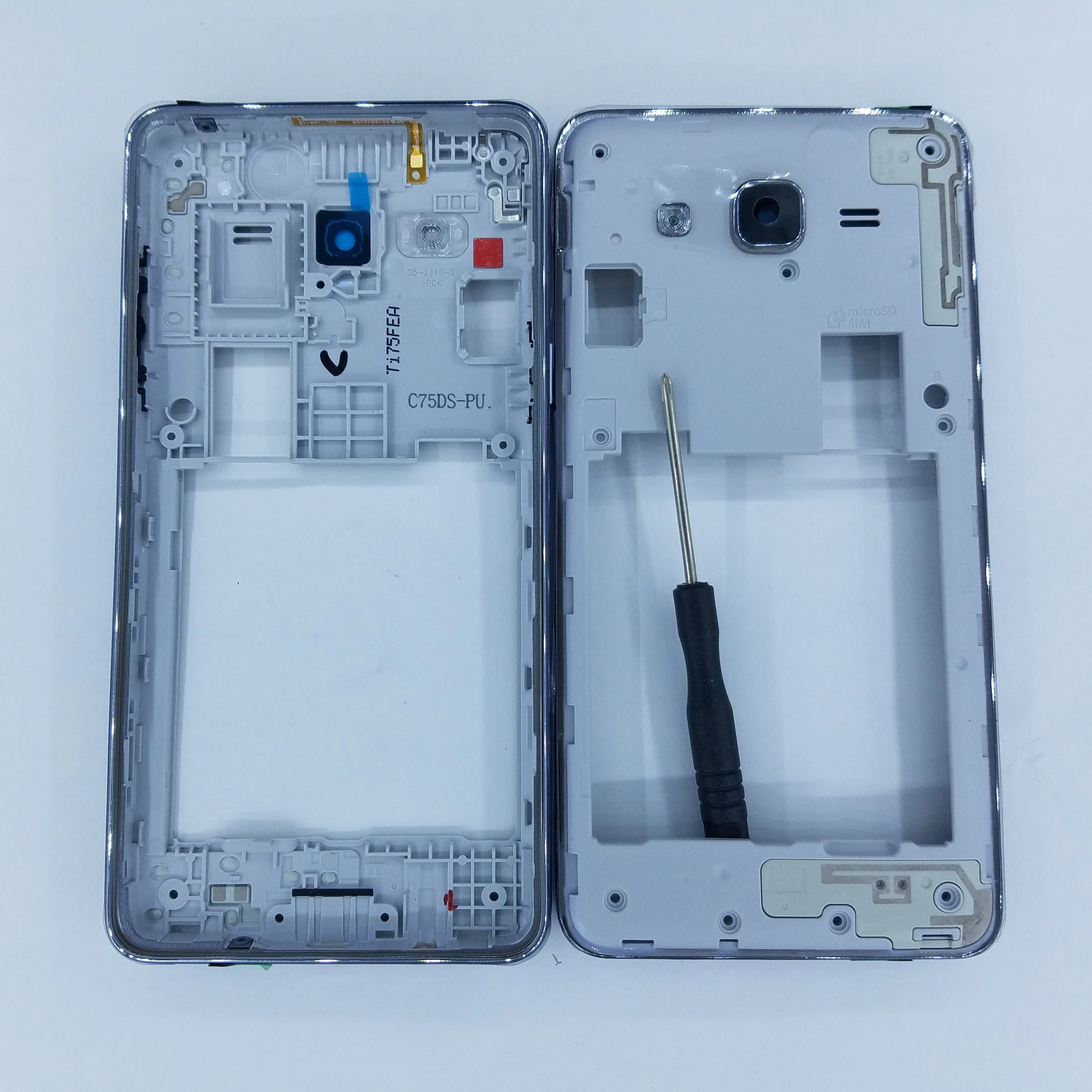 

Для Samsung Galaxy On 5 SM-G550T G550 G550T G550T1 оригинальный телефон Новый корпус центральный корпус средняя рамка одна SIM-карта