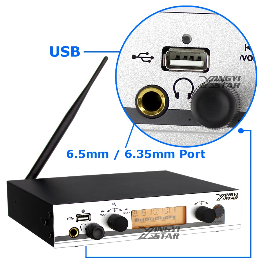 В ухо монитор беспроводные наушники бодипак EK 300 IEM G3 Профессиональный USB передатчик мониторинг в наушниках сценическая производительность