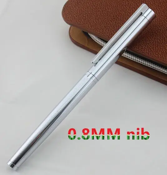 Jinhao классическая черная и серебристая авторучка с 0,5 мм перо из иридия лучший Деловой Подарок ручка металлические чернильные ручки - Цвет: I