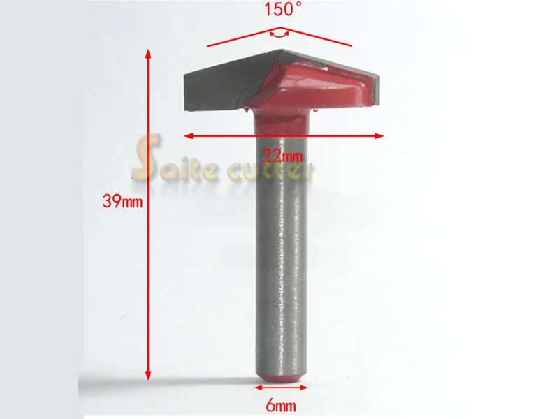 2pcs/ Lot Excellent Quality CNC Engraving V Groove 3D Bits Router Carving Knife Tool 6mmx 22mmx150 Deg | Инструменты