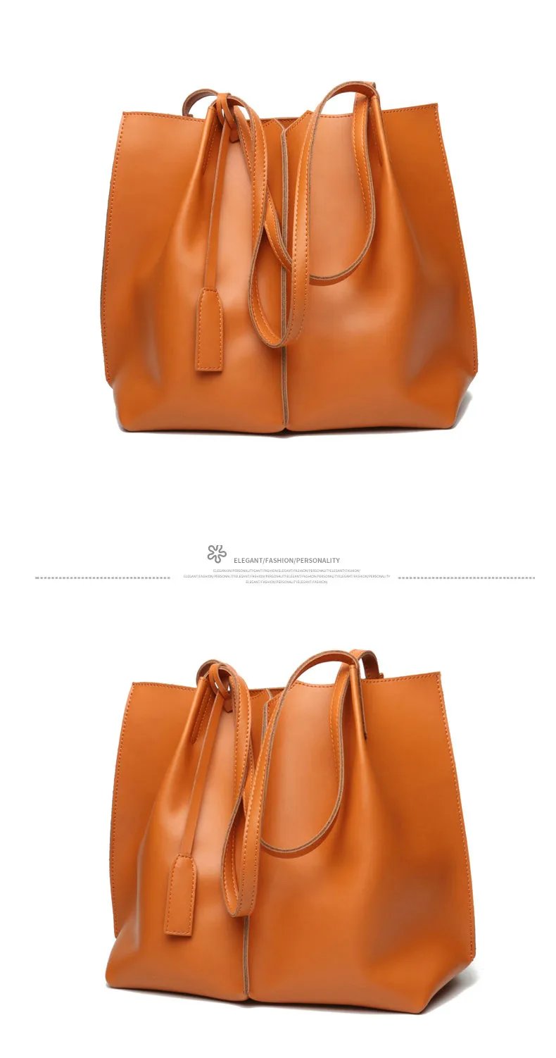 QIAOBAO Для женщин большой сумки из натуральной кожи Сумки Женская Винтажная сумочка женские большие сумки для покупок женские сумки для Для женщин