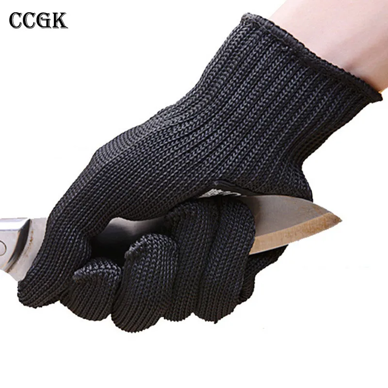 CCGK 5 pair/lot safety gloves stainless steel wire protection cut