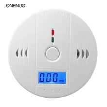 CO газовый датчик, детектор угарного газа сигнализация предупреждающая о возможности отравления детектор ЖК-дисплей Photoelectric независимых 85dB Предупреждение Высокочувствительный