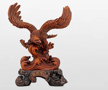 

Agarwood pengcheng million large wooden xiongying office home decoration craft placing creative gifts customized wholesale