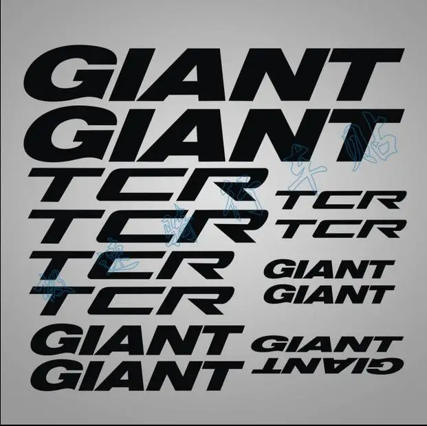 

Road bike mountain frame decal bisiklet aksesuar Giant TCR reflective sticker lightning DIY carved MTB bisiklet bicycle stickers