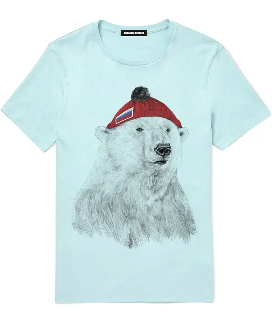 mens polar bear t shirt