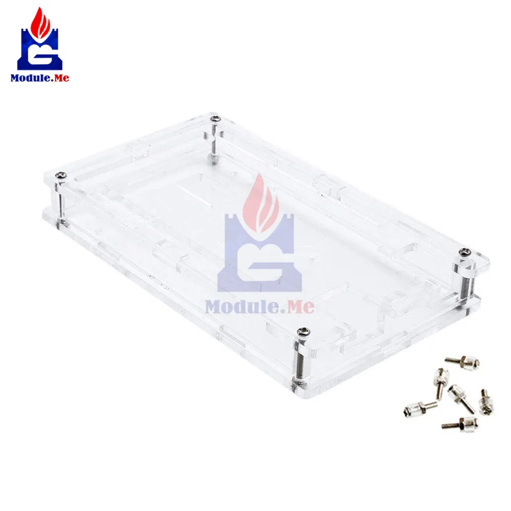 

Clear Acrylic Box Enclosure Transparent Case for Arduino MEGA 2560 R3 Board Diy Kit Electronic PCB Board Module Cover