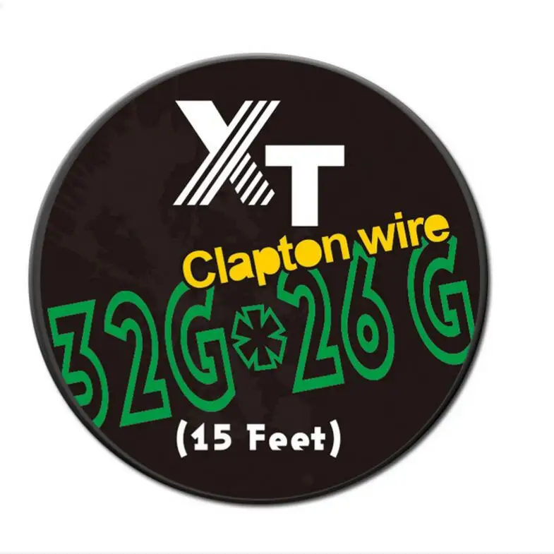 

Alien Clapton Wire for RDA RBA Rebuildable Atomizer 5m/roll 32G+0.3*0.8 Flat Heating Wires Coil Tool Alien Clapton Heating Wire
