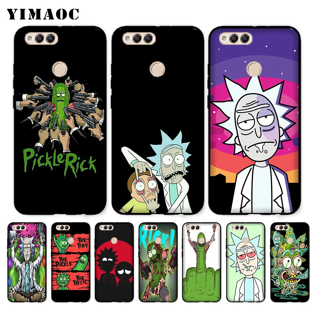 

YIMAOC Rick And Morty Soft Case for Huawei Honor Note 10 9 Lite 8C 8X 8 Lite 7X 7A 3GB Pro 7C 6A