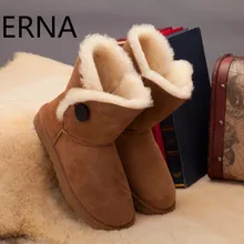 Новое поступление Лидер продаж женские зимние Сапоги и ботинки для девочек высокое качество Для женщин классический Снегоступы Китайская брендовая зимняя обувь