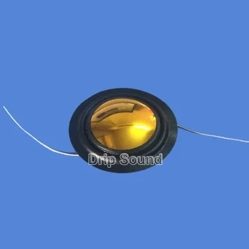 

2pcs 25.5mm Tweeter Voice Coil Horn Speaker Treble Aluminum Film Diaphragm Drive Head Repair Parts #2