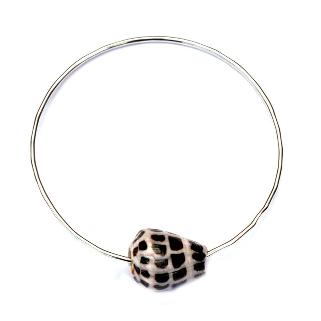 Hawaiian Cone Shell Bangle Tahitian Shells Hammered Bracelets Hawaii Hawaiian Cone Shell Bangle Tahitian Shells Hammered Bracelets Hawaii Beach Jewelry Surfer Mermaid Ocean Summer Bangles