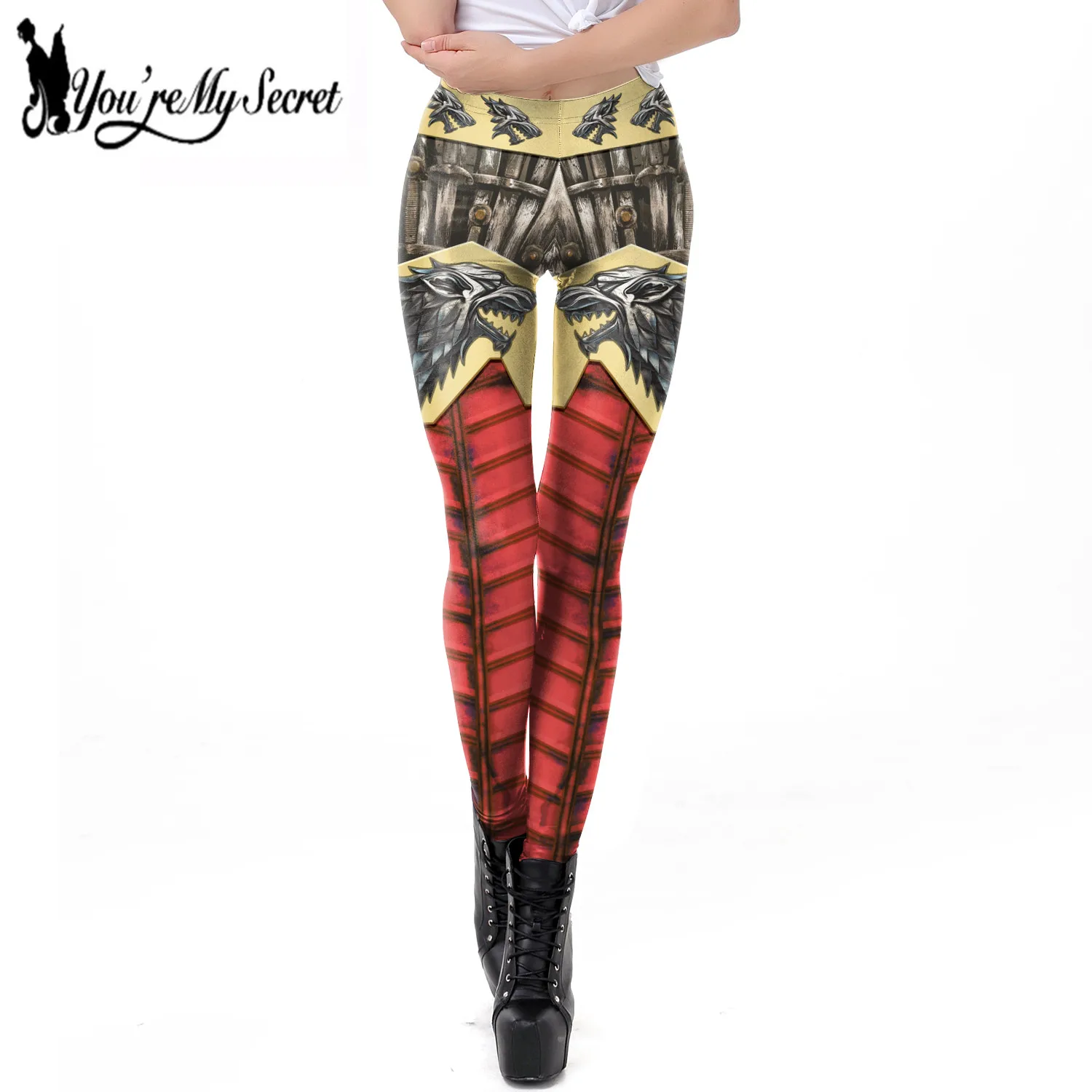 

[You're My Secret] 2019 Game of Thrones 3D Printing Dragon Women Leggings For Fitness Workout Pants Elastic Slim Sexy Leggins