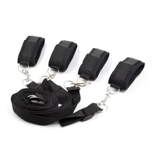 Секс Инструменты для продажи секс Legcuffs наручники на кровать сексуальные секс-игрушки БДСМ фетиш бондаж комплект интимные изделия Секс-игрушки для пар.