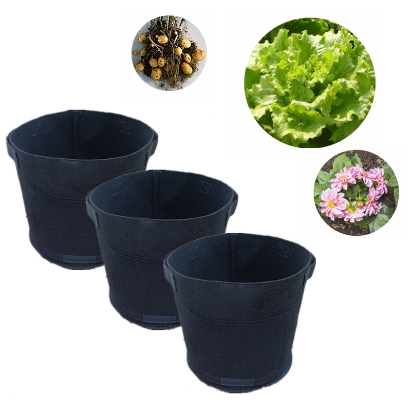 

1pcsNew potato planting bag 30cm*30cm vegetable planting bag 7 gallon thickened garden planting bag