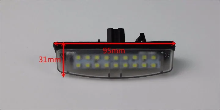 Liandlee для Toyota Aurion/Camry XV40 2006~ 2011/светодиодный светильник для номерного знака автомобиля/лампа для номерного знака/высококачественный светодиодный светильник s