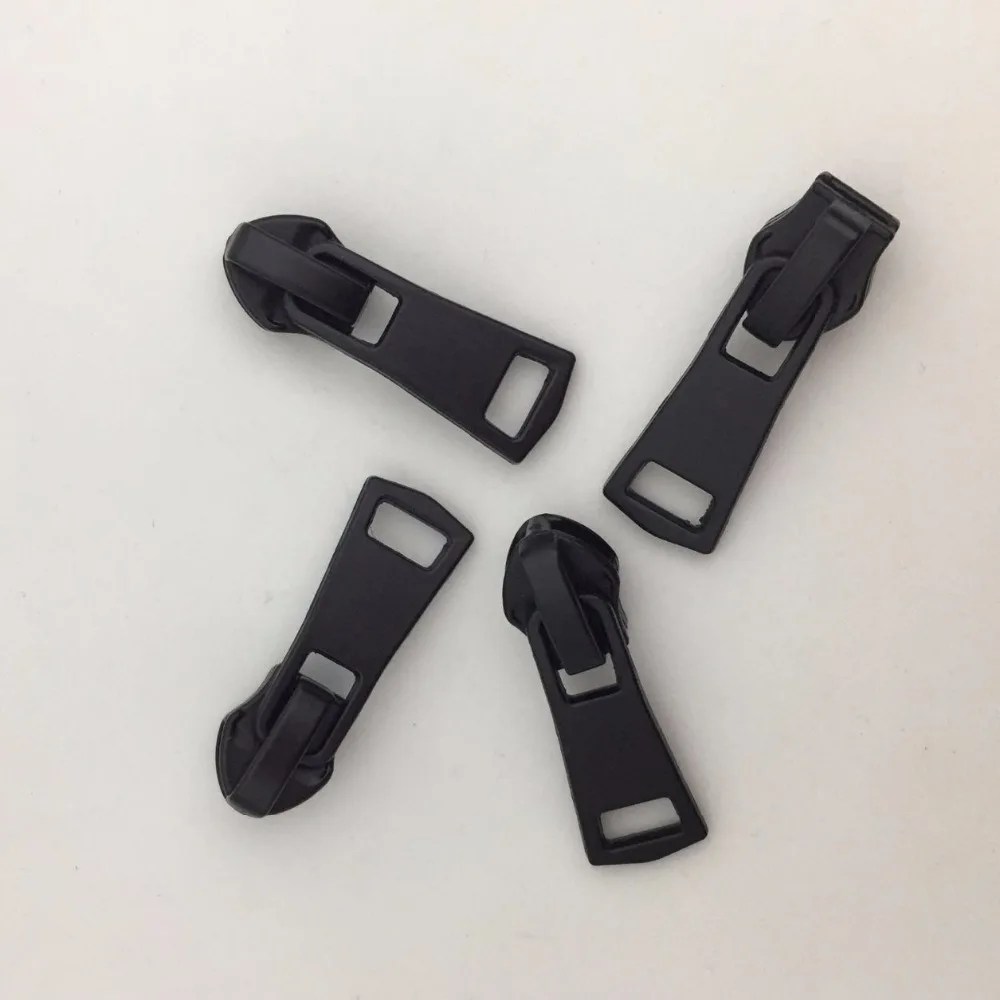 

5pcs 5# Anti-loading Waterproof Zipper Sliders Reverse Installation for Invisible Nylon Zip Bag Jacket Zip Head Pull DIY sewing