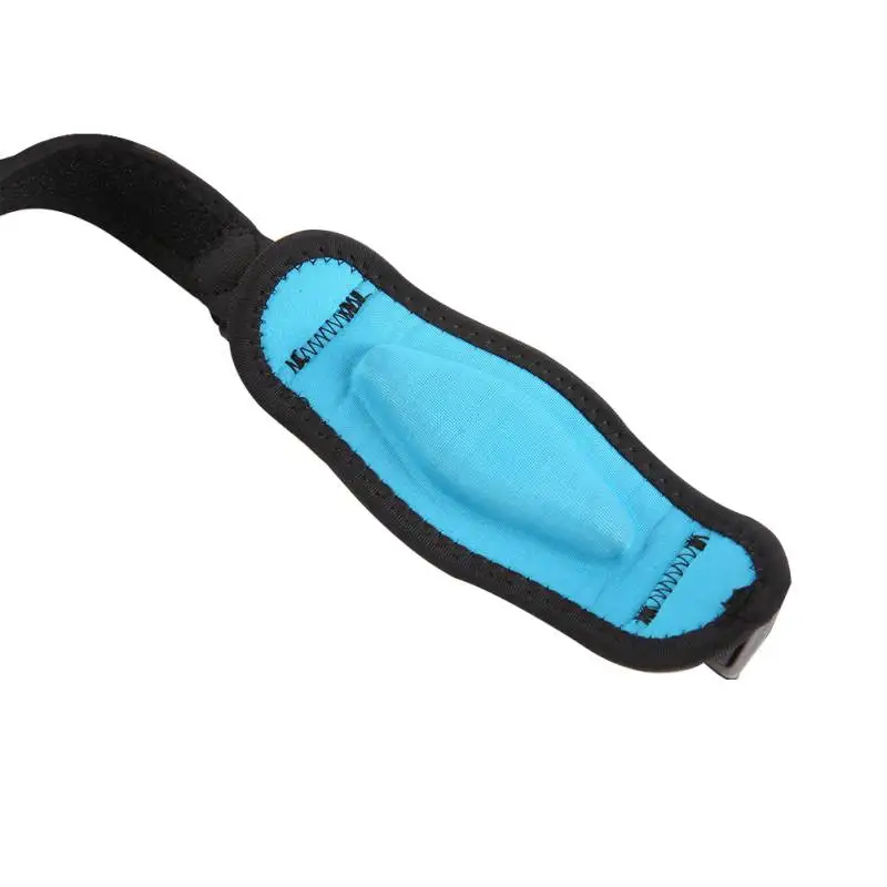 Регулируемый черный+ синий локоть для фитнеса опорный ремень прокладка неопрена спортивные кодеры мышцы под давлением защитный
