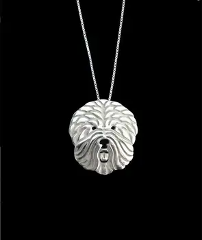 

Newest Unique Handmade Old English Sheepdog Pendant Necklace Pet Lovers Gift Idea--12pcs/lot(6 Colors Free Choice)