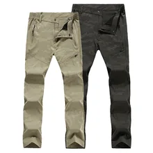 Весенне-осенние мужские тонкие быстросохнущие Стрейчевые брюки для походов на открытом воздухе, походные спортивные брюки большого размера, походные брюки для кемпинга 6XL