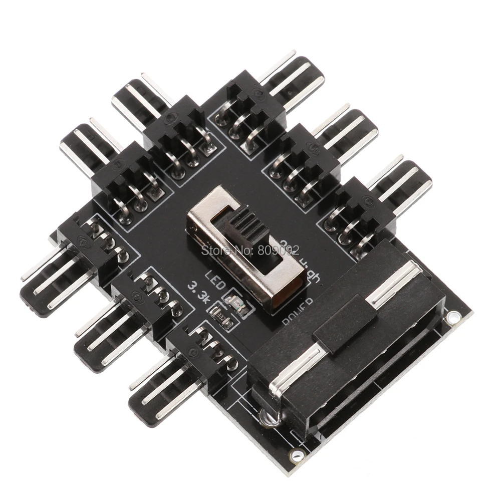 Многоходовой разветвитель для ПК IDE Molex кулер с охлаждающим вентилятором
