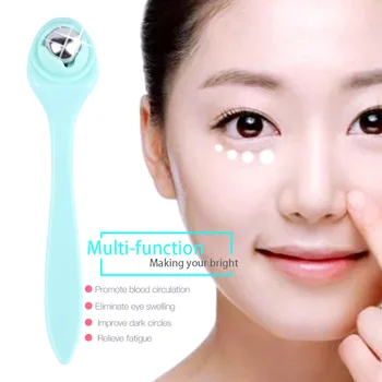 

Portable 360 Degrees Roller Eye Massager Manual Massager Puffiness Dark Circles Fine Lines Anti-Wrinkles Beauty Instrument