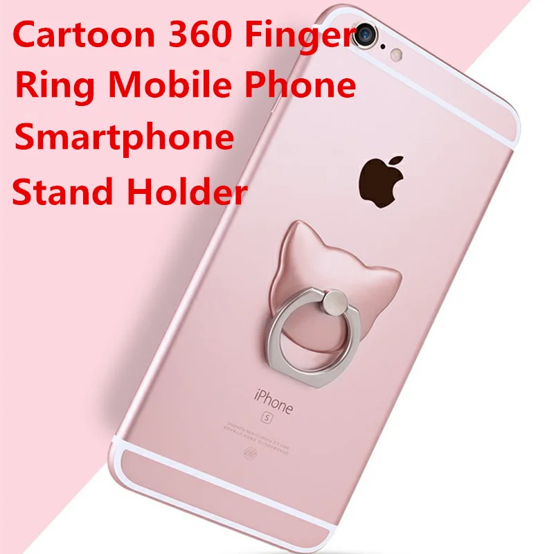 Finger Ring Mobile Phone cellphone Stand Holder Smart Phone For iPhone Samsung Round Car Mount Stand Standice Motorcycle holder