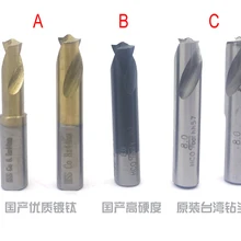 1 шт., 6,5 мм, 8 мм, 1/4 дюйма, 5/16 дюйма, пневматическое сверло для точечной сварки автомобиля, пневматическое сверло, детали инструментов, 41 мм, длина, аксессуары