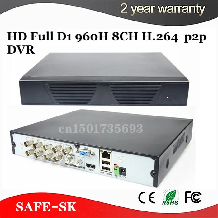 

CHEAP 8CH AHD DVR HD Full D1 H.264 HDMI CCTV Security SYSTEM Network DVR/AVR AHD 8CH DVR 960P free shipping