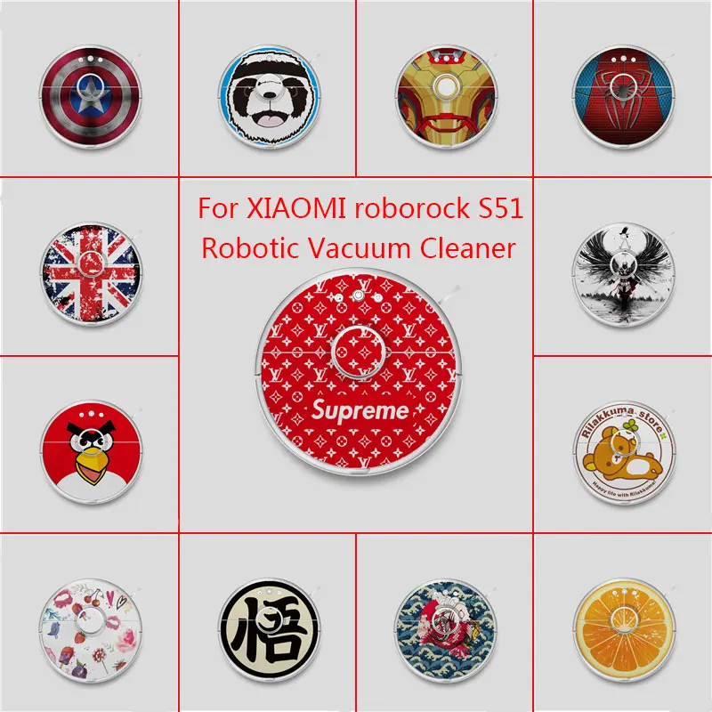 Najtaniej Zaakceptuj niestandardowe skóry naklejka Vinyl Wrap dla Xiaomi robot do czyszczenia roborock S50 S51 Robotic naklejka Slap folia ochronna darmowa wysyłka