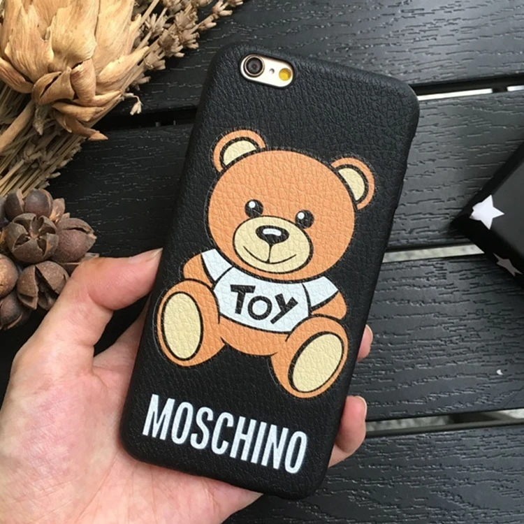 

Luxury brand soft phone cover case for iphone X XS MAX XR 8 7 6 6S plus silicon fashion cases Italy Bear TOY coque fundas capa