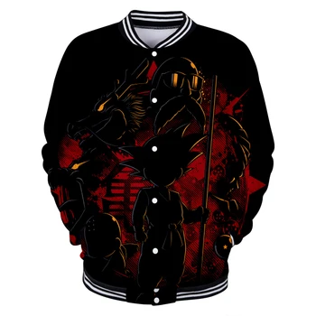 

Newest Anime Dragon Ball jacket Men/Women Sweatshirt 3D Print Dragonball Z Goku Baseball uniform Coats Black Cool Tops 4XL