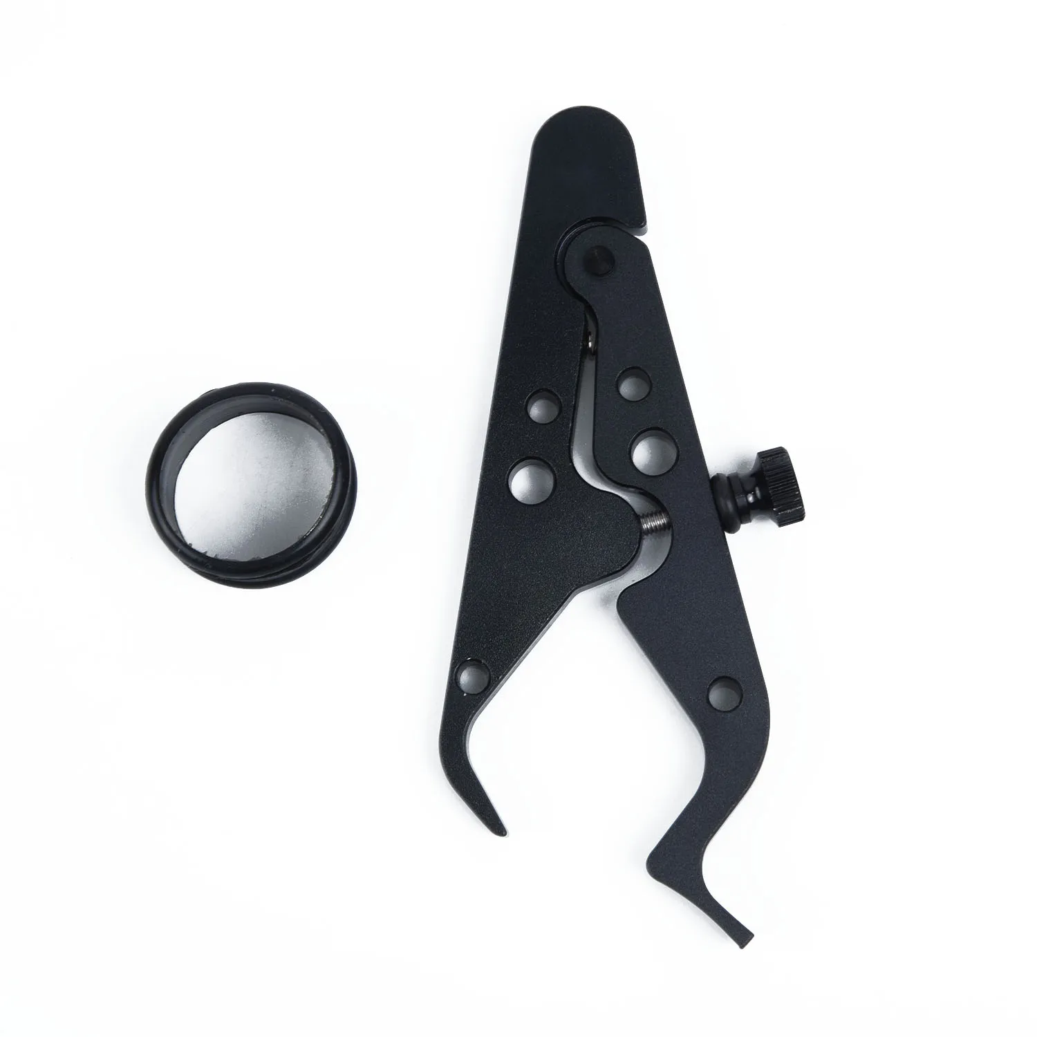 Black~CNC Universal Motorcycle Cruise Control Throttle Lock-Assist Retainer Grip