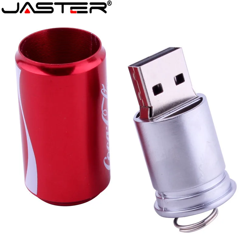 JASTER бутылка для напитков USB флеш накопитель 2 0 4 ГБ 8 16 32 64 Гб портативная карта