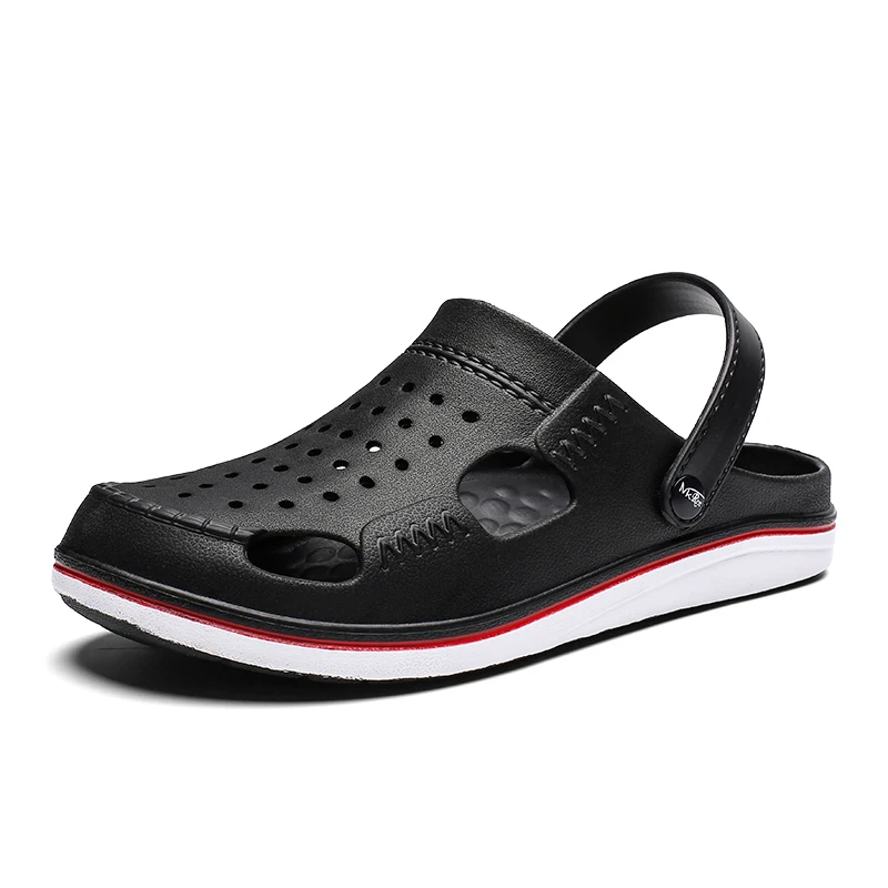 Hole Shoes Men Shoes Male Sandals Crocse Summer Shoes Sandalias Hombre Slippers Sandalet Clogs Sandles New 2019 Croc Mens Shoes
