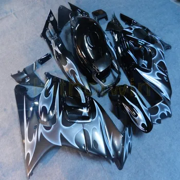

Custom motorcycle ABS Fairing for CBR600F3 1995-1996 CBR600 95 96 body kit motor panels+23colors+silver flames