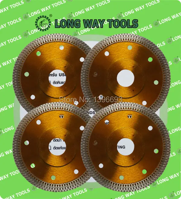 

4pcs/lot 4.5" ultra thin blade, cutting disc especially good to cut ceramic and tile! 115mm turbo blade.Free shipping!