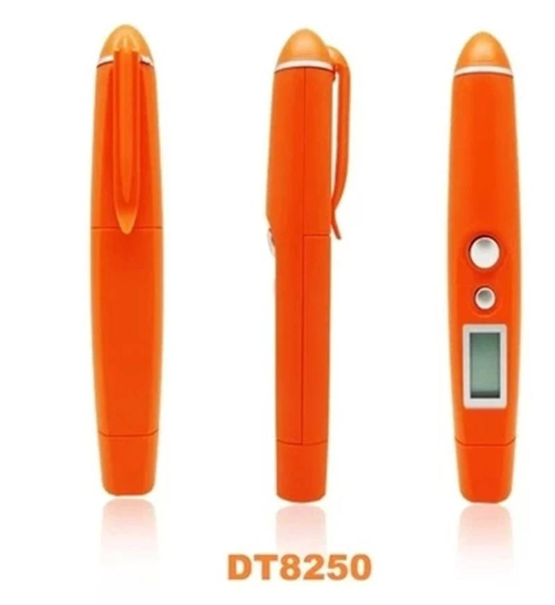 

New Mini Pen Pocket Household Non-contact Temperature Meter -50C~250C(-58F~482F)Infrared Thermometer DT8250 FreeShipping