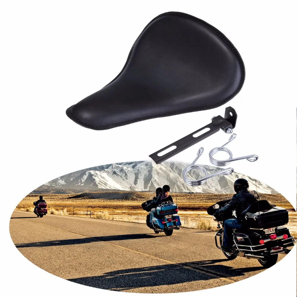 

(Ship from US) 2.8"Solo Leather/Foam Seat Bracket Springs Mounting kit Fits Harley Honda Yamaha