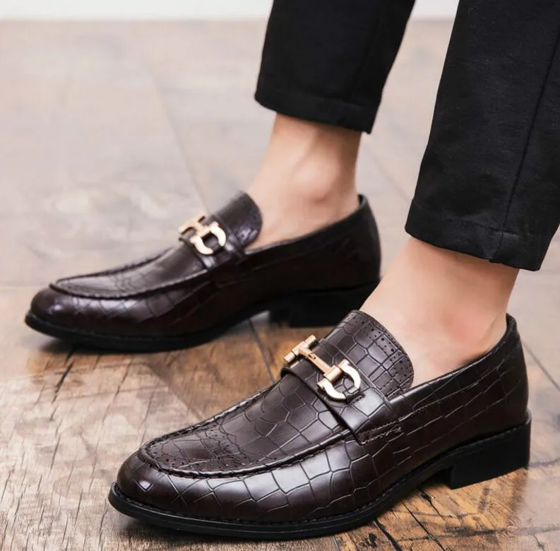 

Men crocodile leather Bow Carving casual business british shoes Flat Drivingg shoes gladiator sapato feminino chaussure C01067