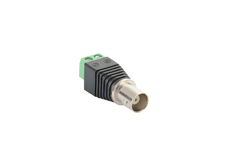 100 шт./лот коаксиальный Cat5 Cat6 bnc-коннектора для CCTV Разъем, байонетное гнездо Видео балун Разъемы Разъем для видеонаблюдения Камера