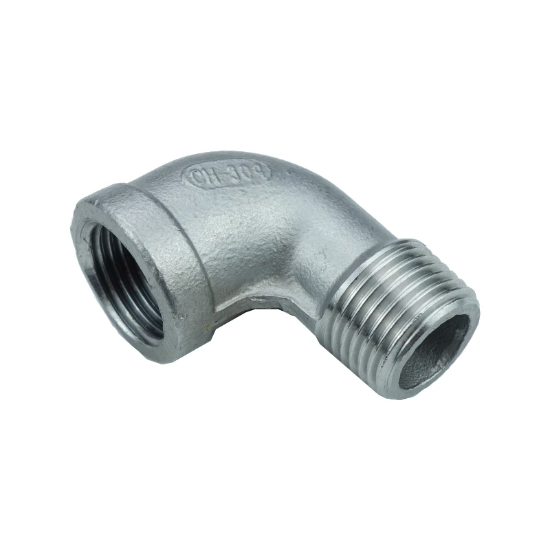 Street Elbow Threaded Pipe Fitting Stainless Steel 304 1/8" 1/4" Bspp