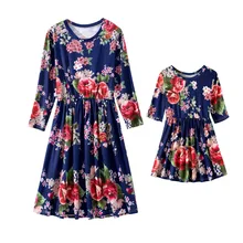 Half Sleeve Mother Mom and Daughter Dresses Family Look Matching Outfits Mommy and Me Clothes Mama Mom Daughter Dress Clothing family matching outfits mom mommy and me clothes print black and white splice mother daughter dresses family clothing plus size