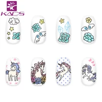 KADS Immaturity 011 Polish Nail Art Stamping Plates Horse Flower Diamonds pattern Image Template DIY Manicure Stencils Tools 2
