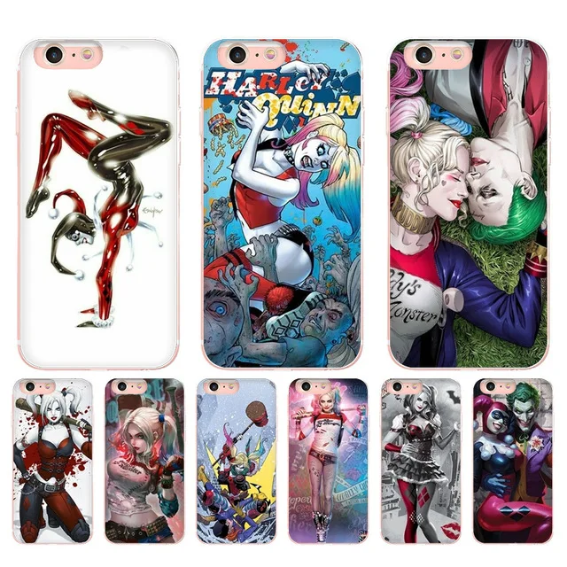 Maiyaca ハーレークイン壁紙 Iphone 4s Se 5c 5 4s 5 6 6s 7 8 プラス X Xr Xs 最大電話ケース透明なソフト Tpu カバーケース ハーフラップケース Aliexpress