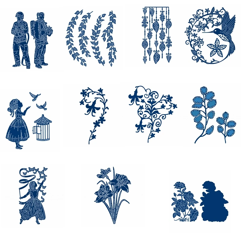Flower Lace Frame Girl Greetings Metal Cutting Dies Scrapbooking Stencil Crafts Flower Lace Frame Girl Greetings Metal Cutting Dies Scrapbooking Stencil Crafts