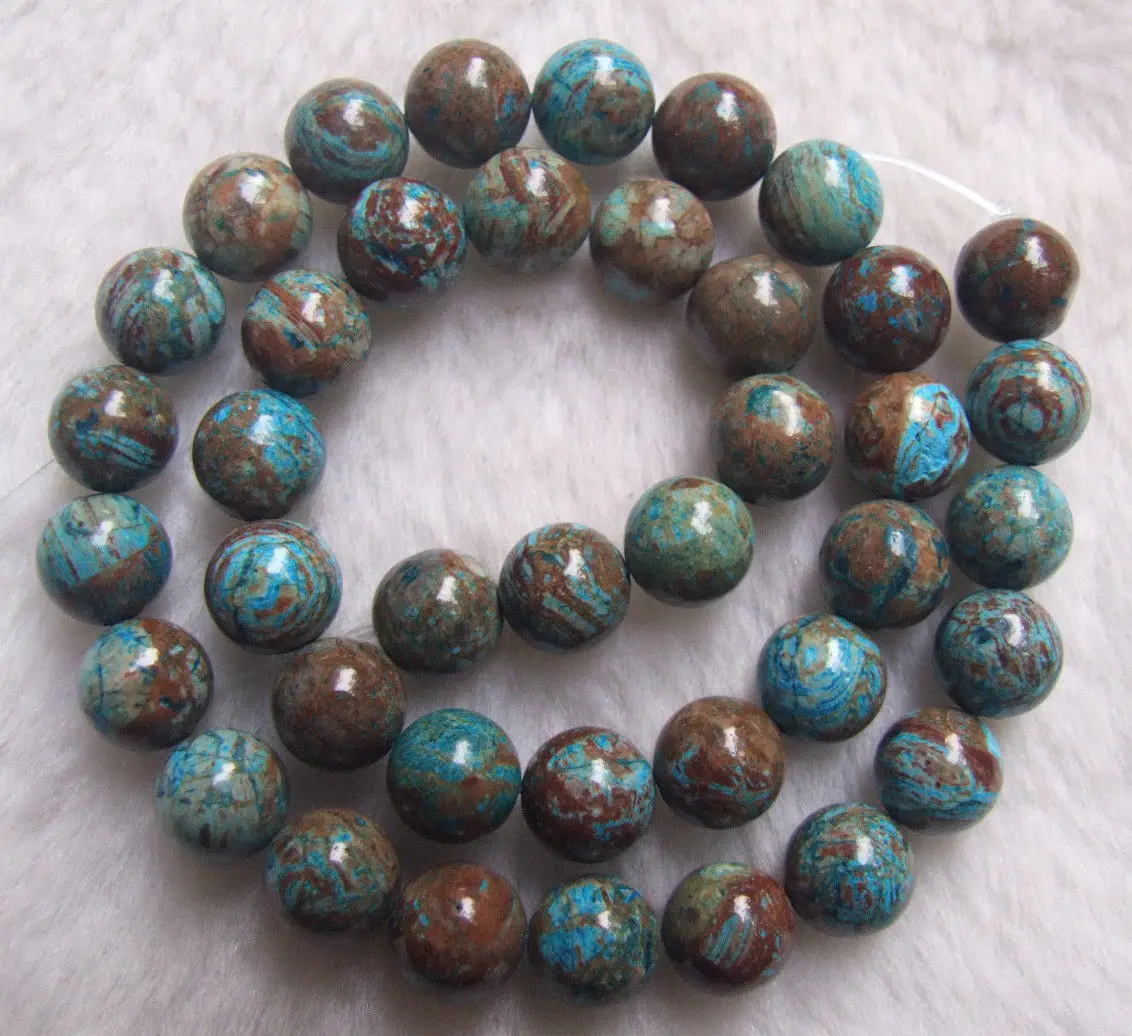 6mm 8mm 10mm Blue Rainbow Jasper Round Loose Beads 15.5&quot | Украшения и аксессуары