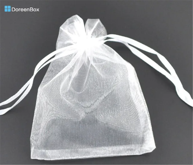 Doreen Box Hot 100 Drawable Organza Wedding Gift Bags Pouches Doreen Box Hot 100 Drawable Organza Wedding Gift Bags Pouches 12x9cm B07735
